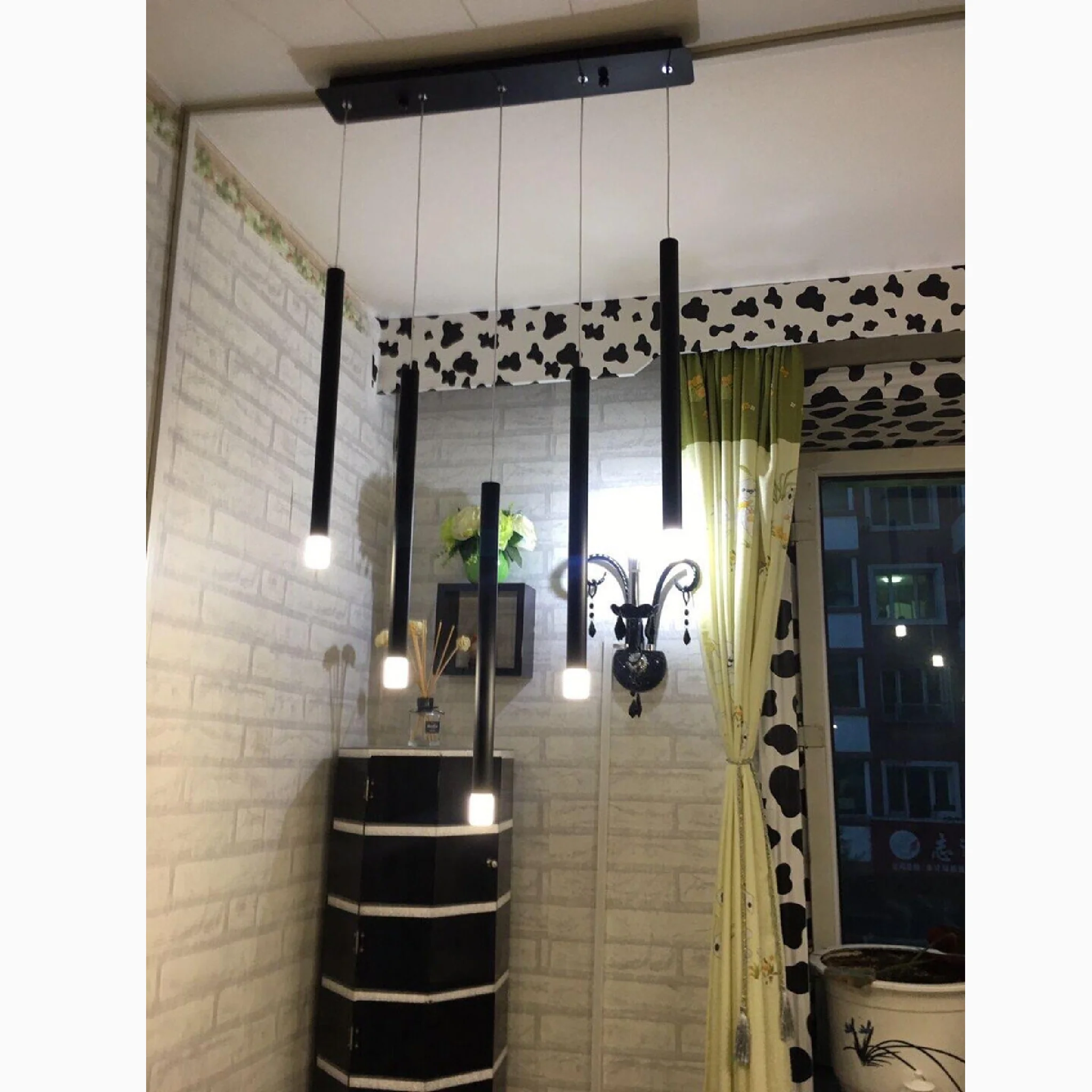 Burgdorf | Black Pendant Lamp in a Nordic Style for Kitchen
