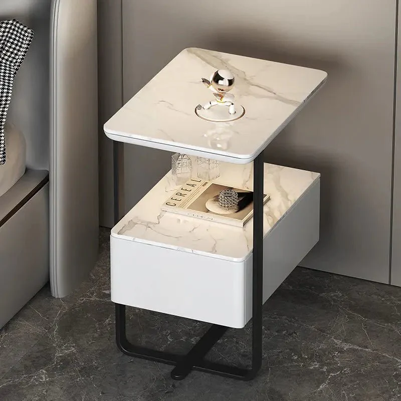 Modern Solid Wood Bedside Table Bedroom