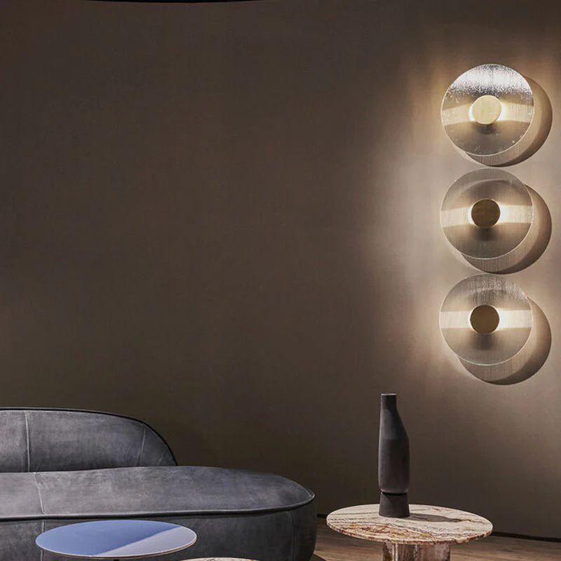 Modern Wall Lamp in the Shape of the Circle for Living Room, Bedroom