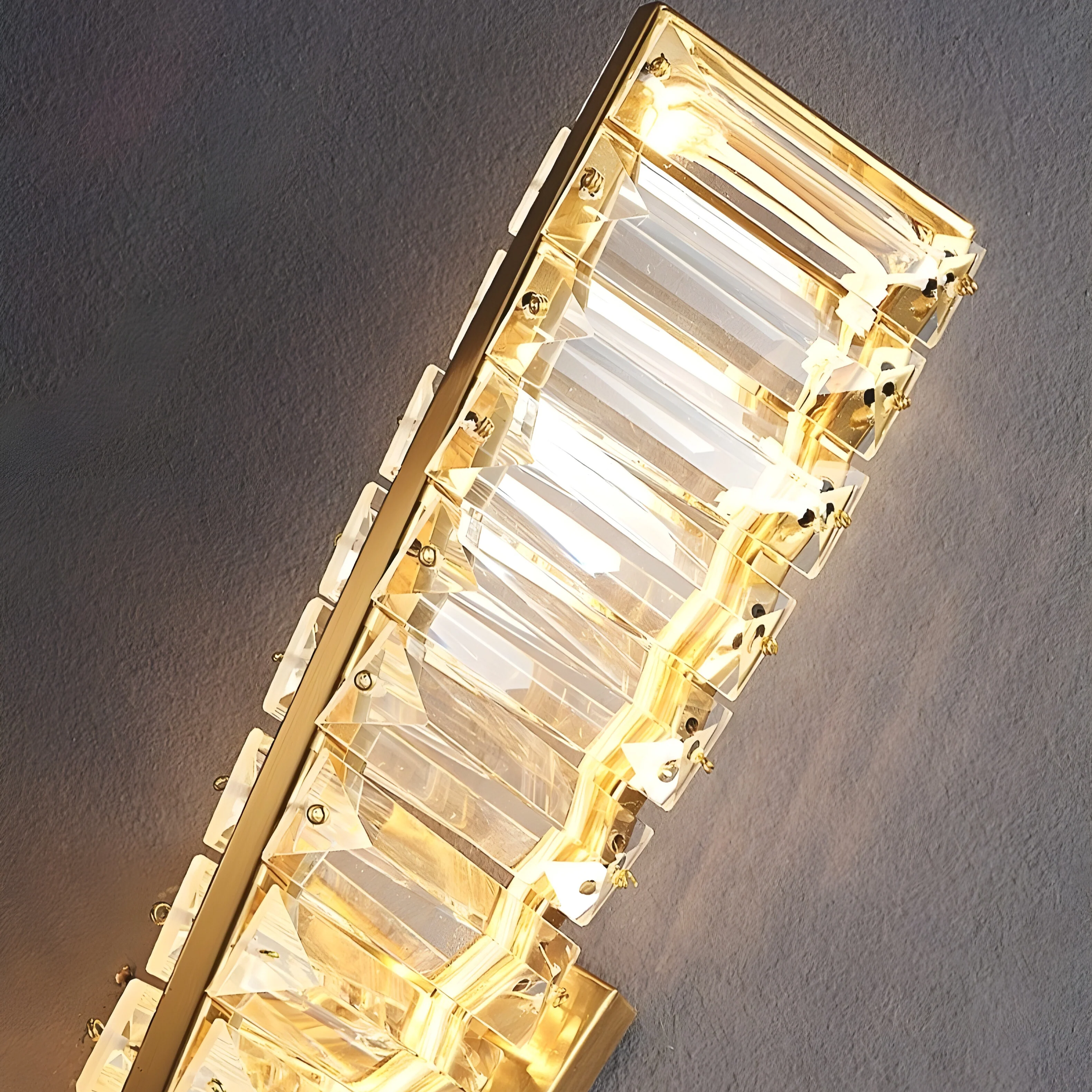Luxury LED Crystal Wall Light in a Nordic Style for Living Room, Bedroom
