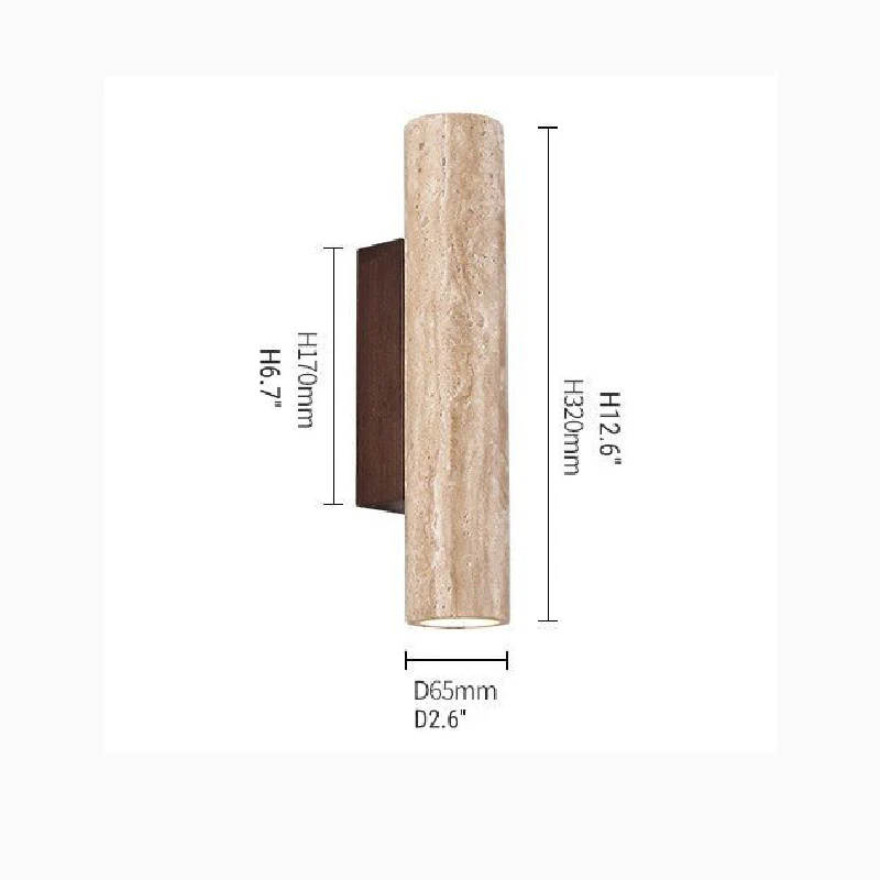 Creative Stone Wall Lamp in Nordic Style, Living Room, Bedroom