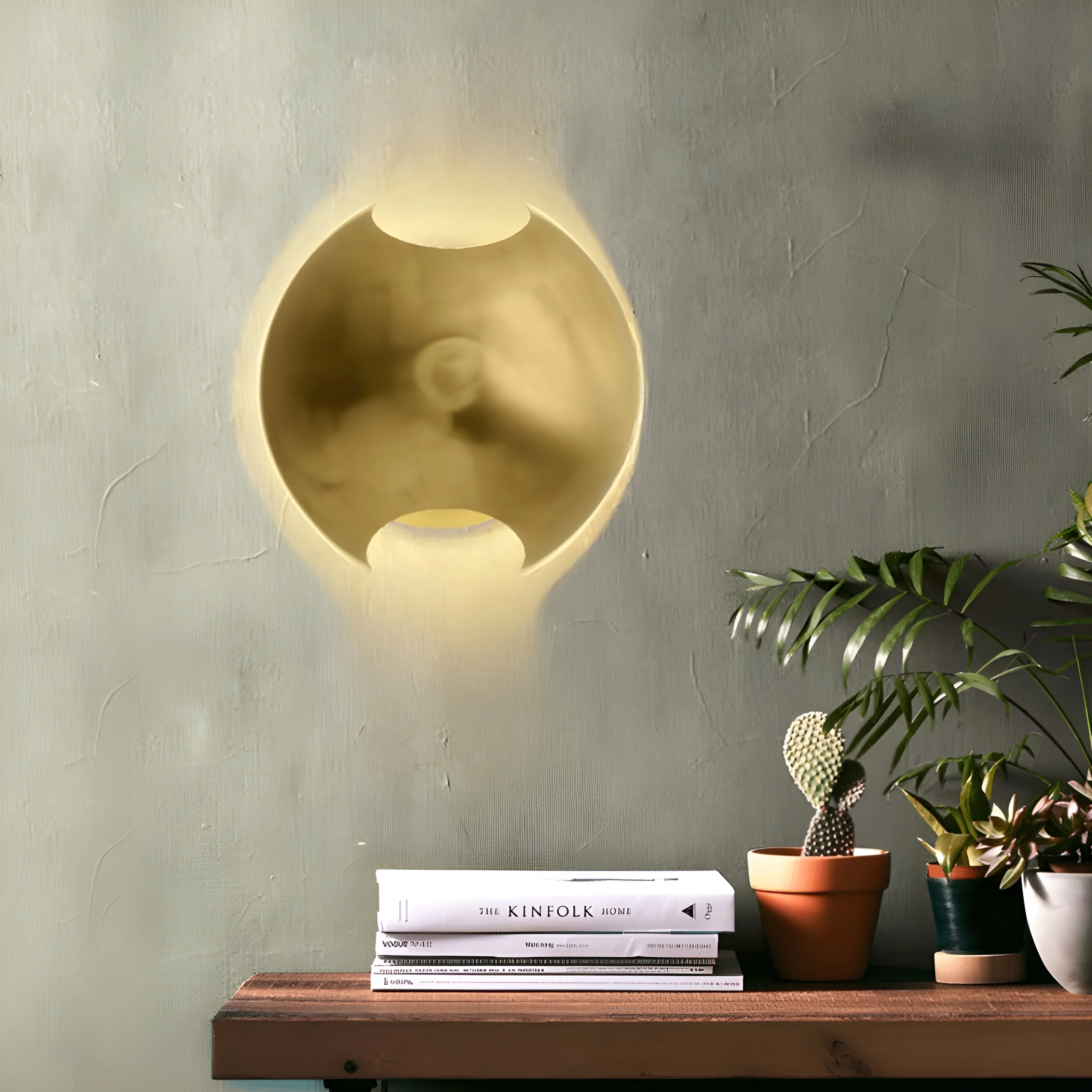 Creative Wall Lamp in the Shape of the Semi Sphere for Living Room
