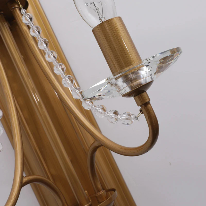 Retro Candle-Shaped Wall Sconce for Bedroom