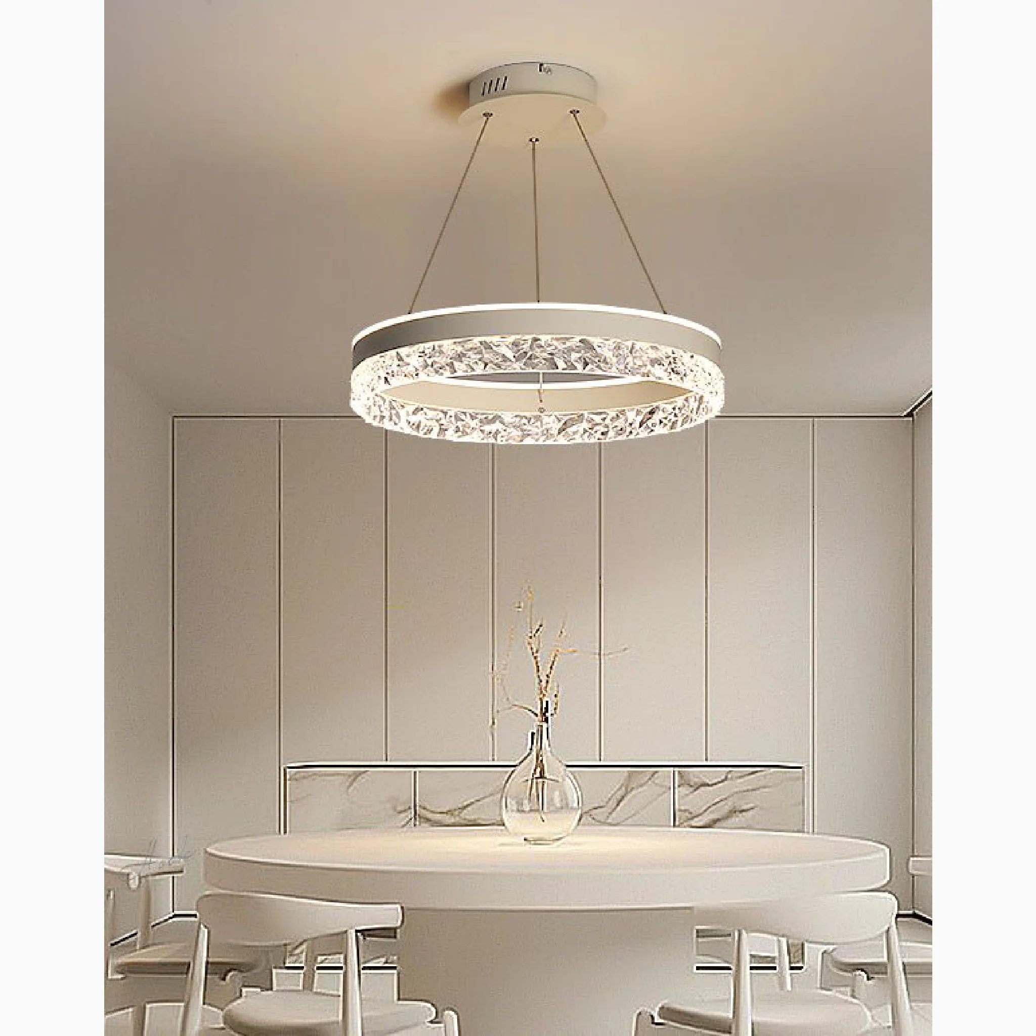 Chatel-Saint-Denis | Crystal Chandelier in the Shape of Ring