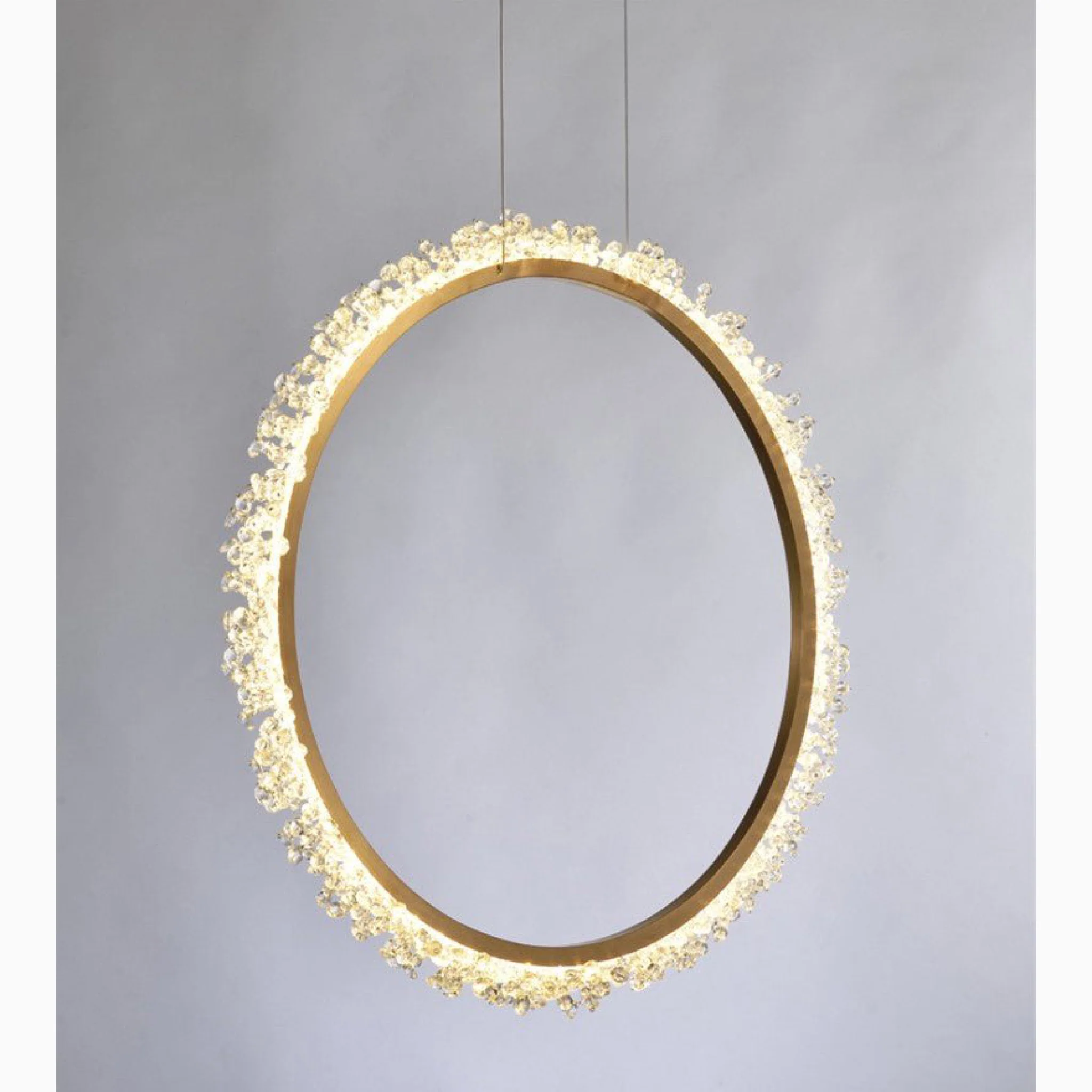 Aarau | Crystal Pendant Light in the Shape of Rings
