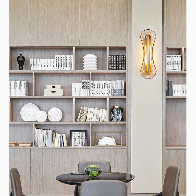 Creative Glass Wall Lamp in Innovative Style for Living Room, Bedroom