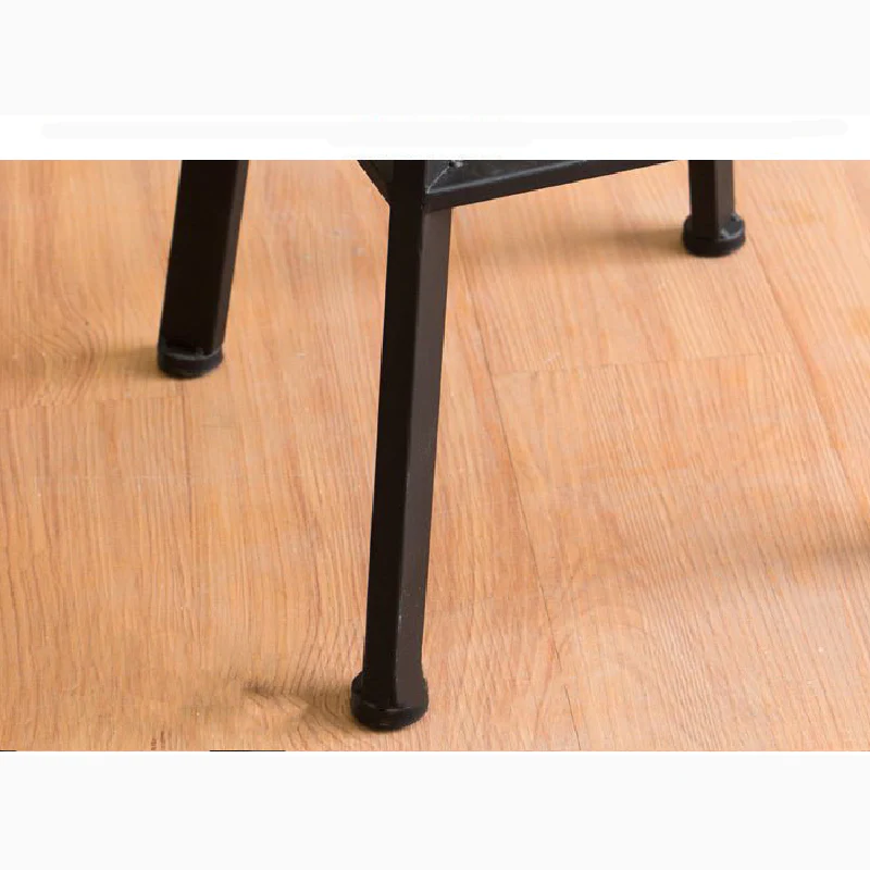 Industrial-Styled Iron Rotating and Lifting Bar Stool No.1