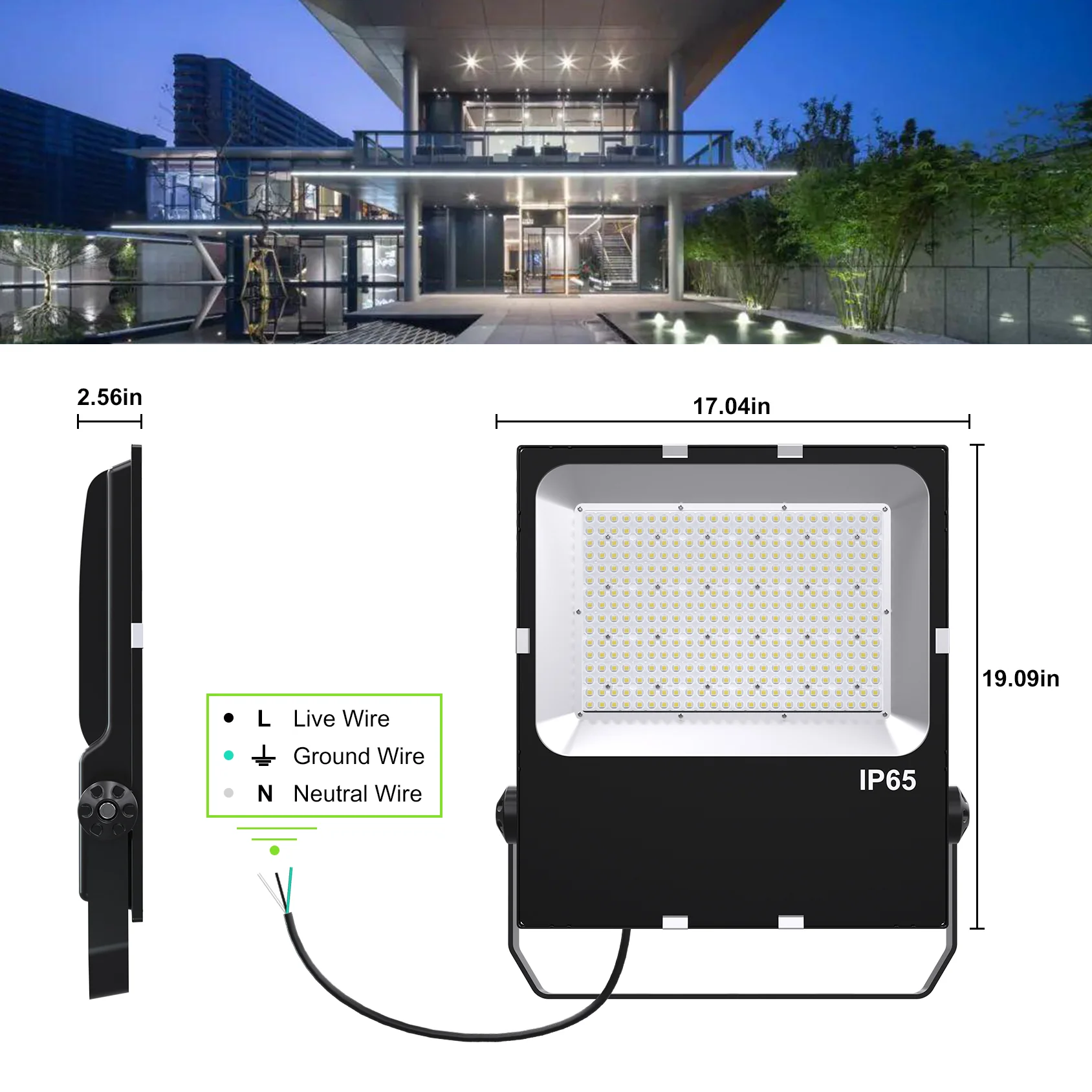 Bagnolo Cremasco | Aluminum LED Outdoor Flood Lighting