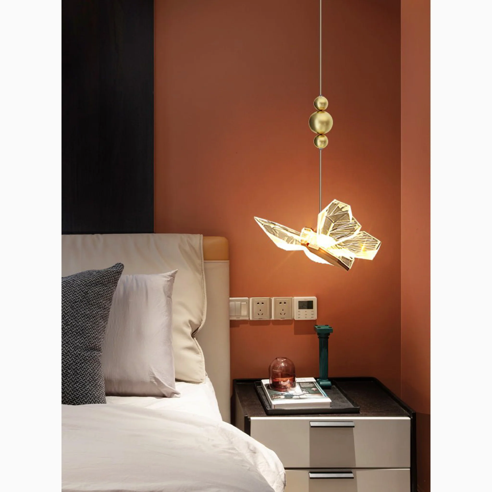 Aeschiried | Gold Lighting in the Shape of Butterfly for Bedroom