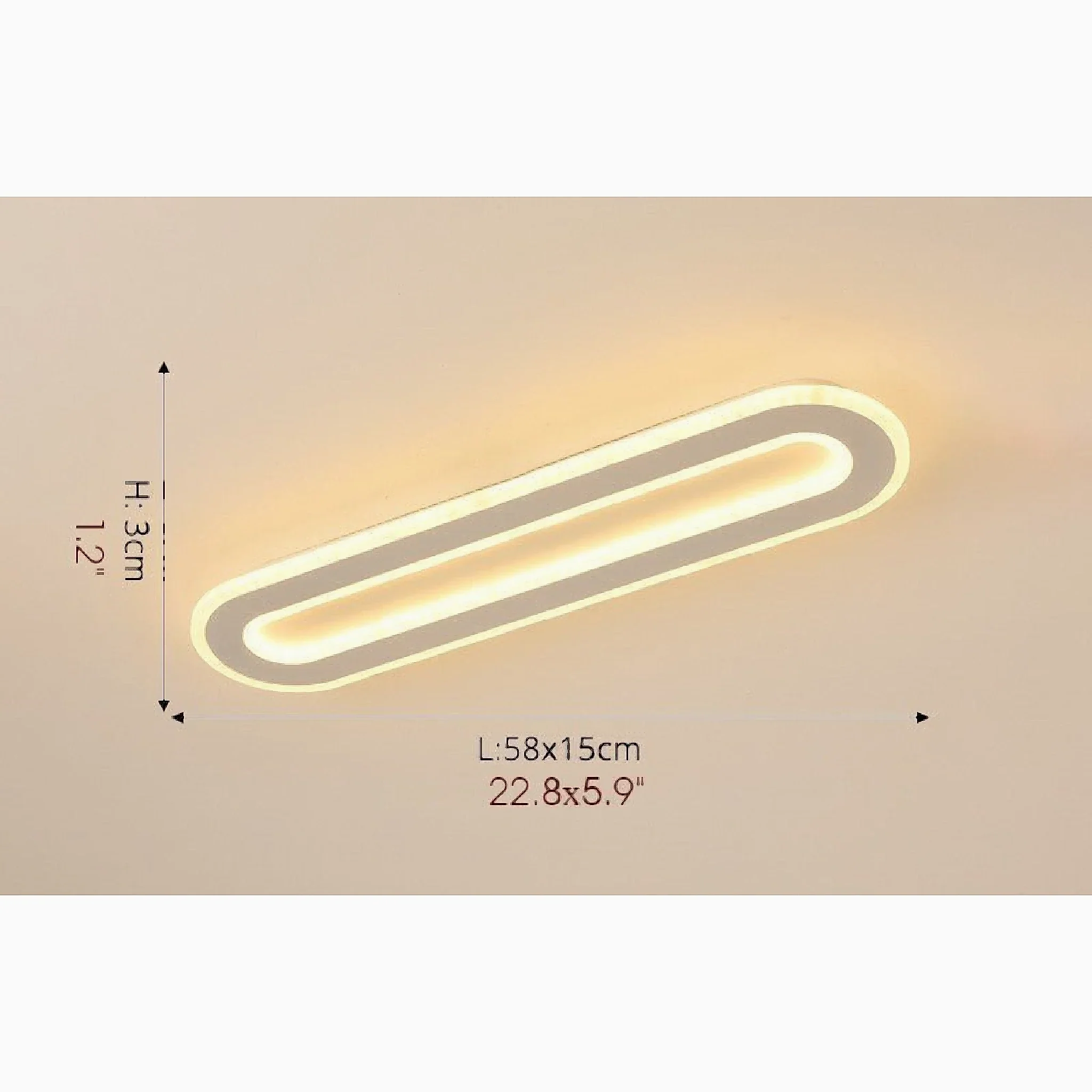 Fleurus | Rectangle LED Celling Light