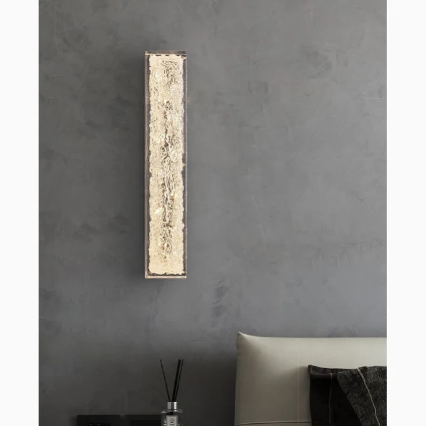 Modern Crystal Wall Lamp in Minimalistic Style for Bedroom, Living Room