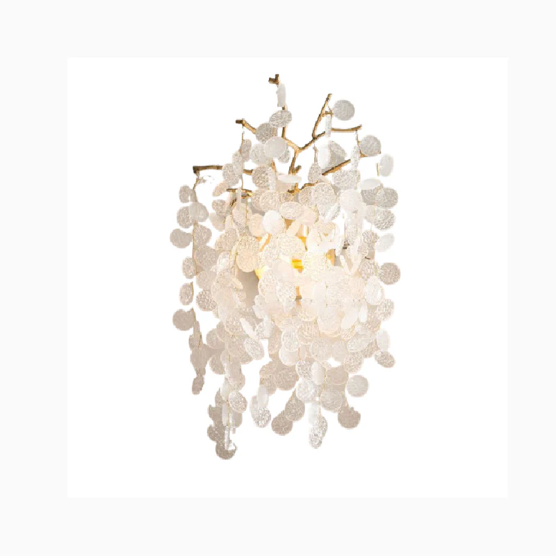 Luxury Wall Lamp with Glass Discs for Living Room, Bedroom