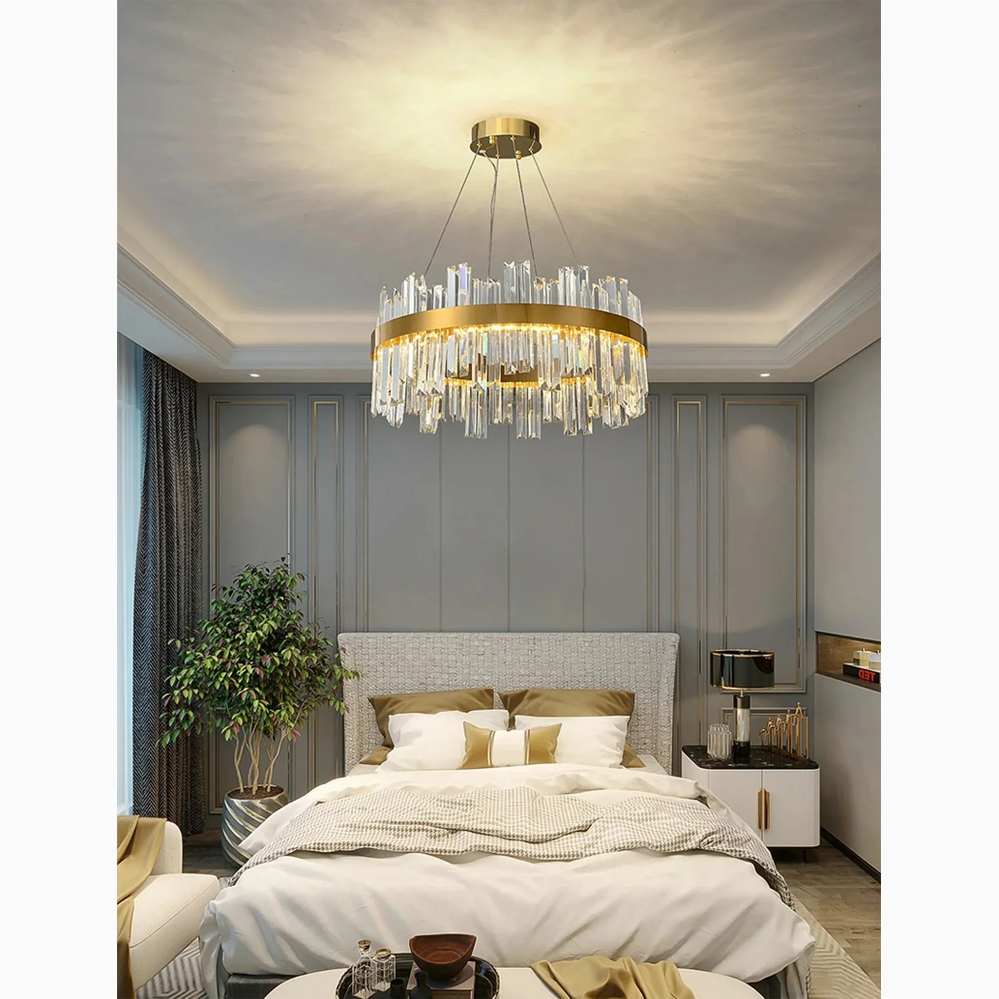 Sursee | Swanky Glass Drum Ceiling Chandelier
