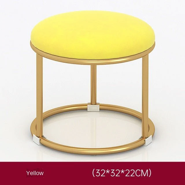 Small Luxury Iron Wrought Iron Ottoman