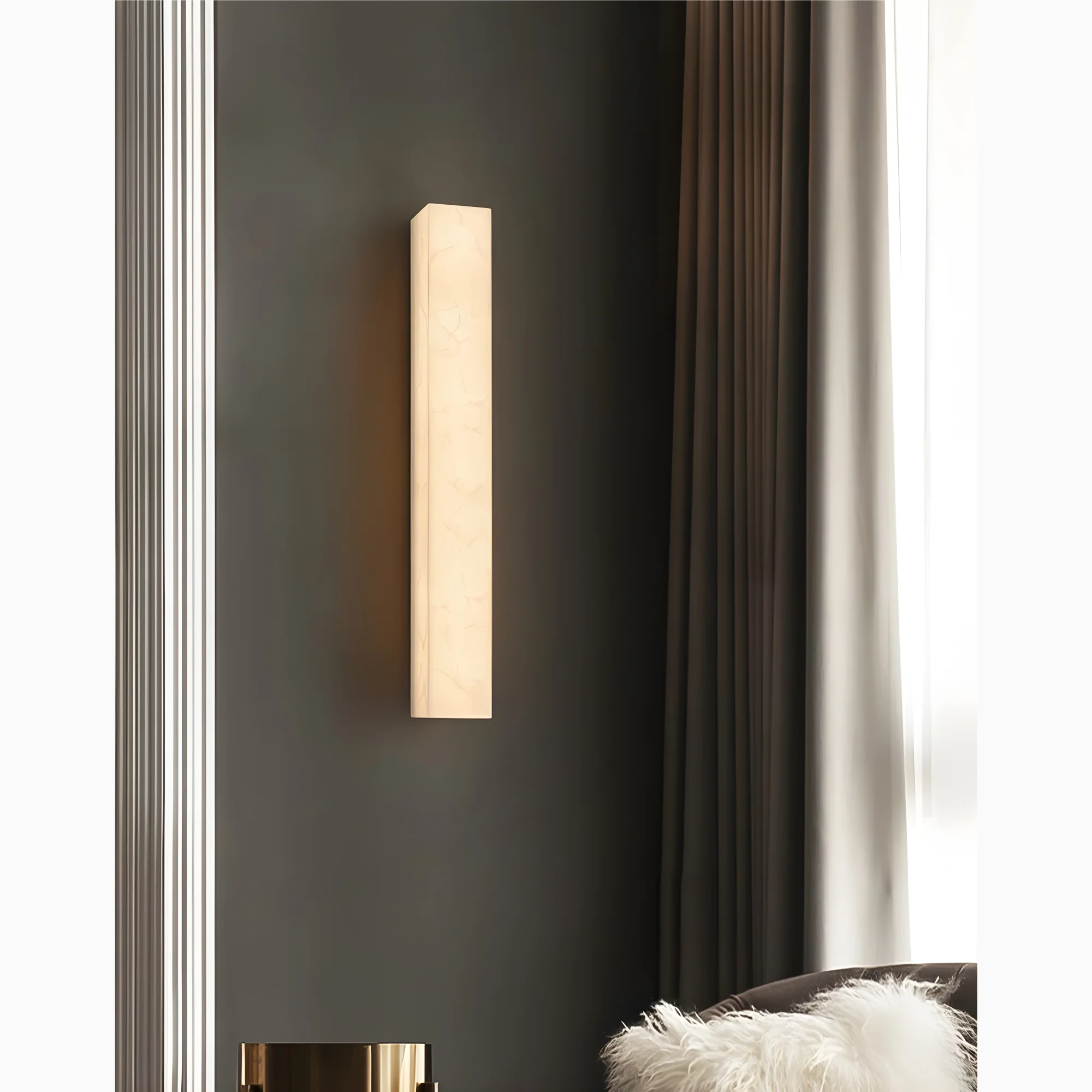 Luxury Marble Wall Lamp in Nordic Style for Living Room, Bedroom