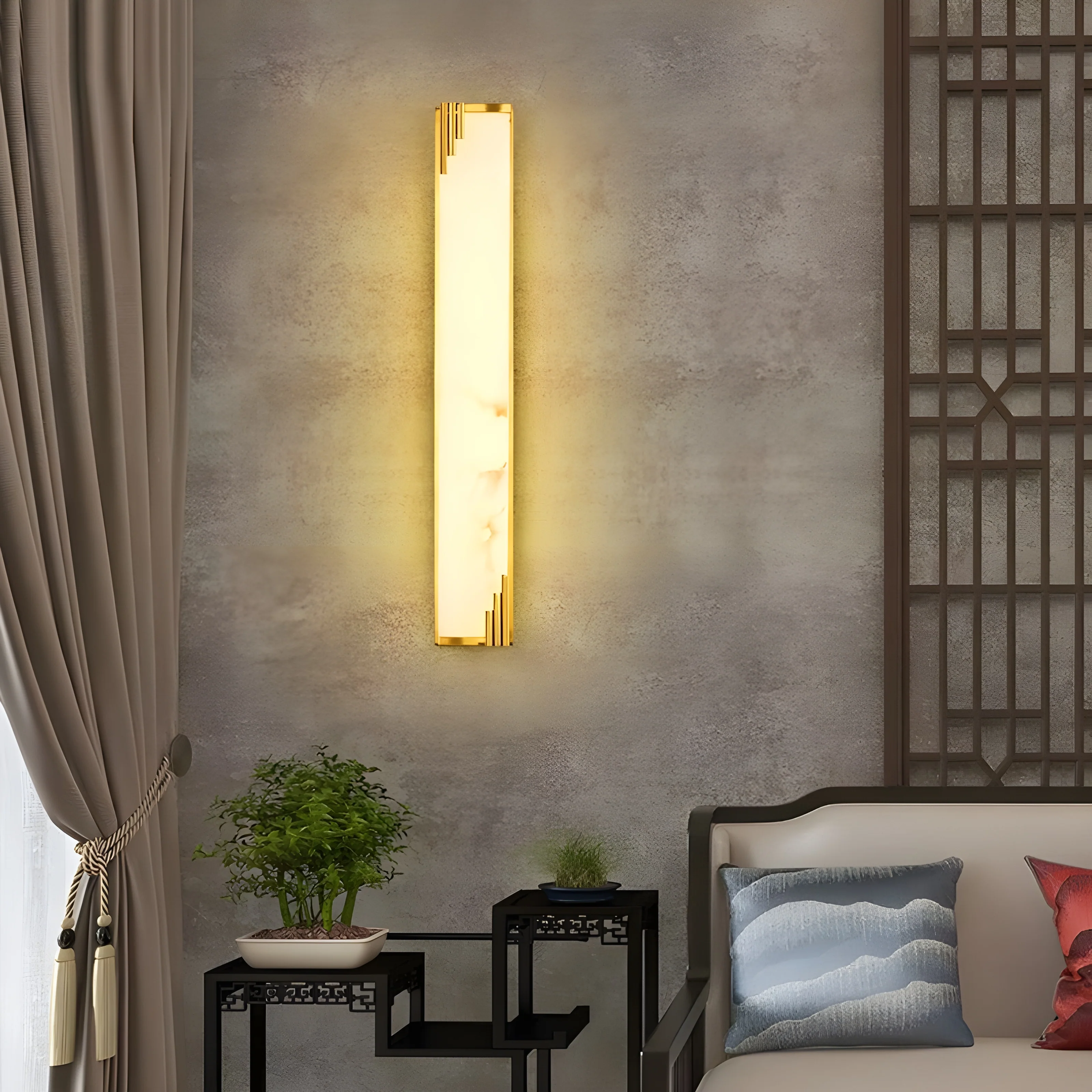 Luxury Marble Wall Lamp in Marvelous Style for Living Room, Bedroom