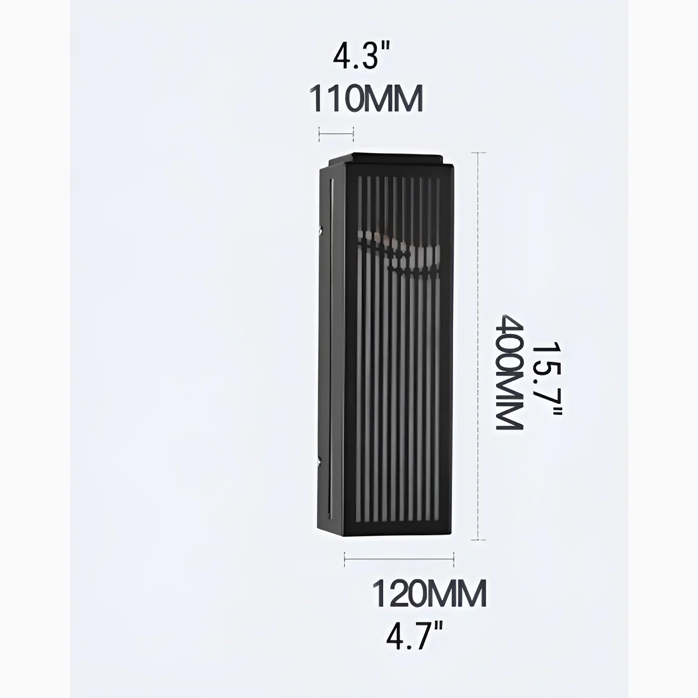 Modern Outdoor Wall Lamp in Chinese Style for Courtyard, Porch