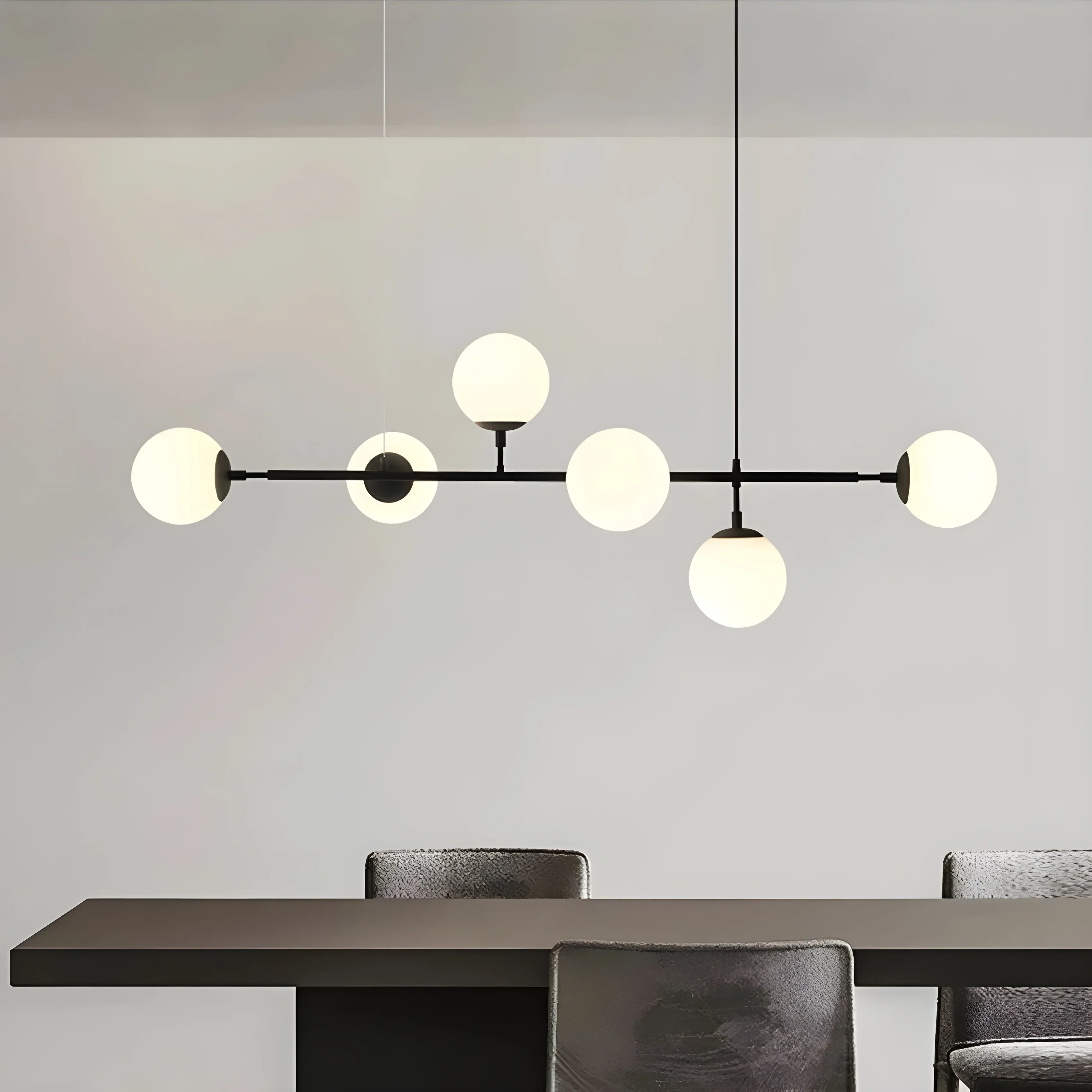 Igliano | Creative LED Pendant Light in the Shape of Glass Ball for Dining Room