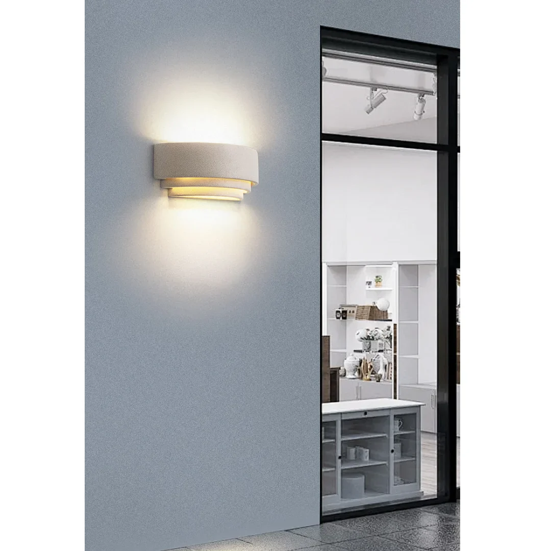 Wabi-Sabi Outdoor Wall Light - Sandstone Serenity Glow