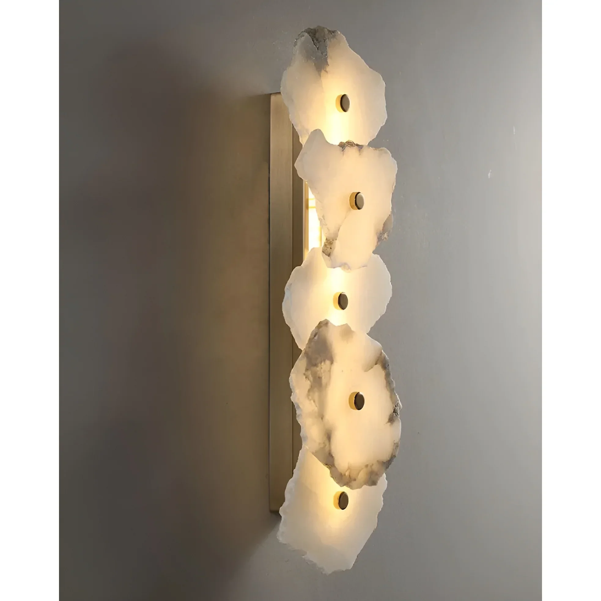 Creative Wall Lamp from Natural Marble for Living Room, Bedroom