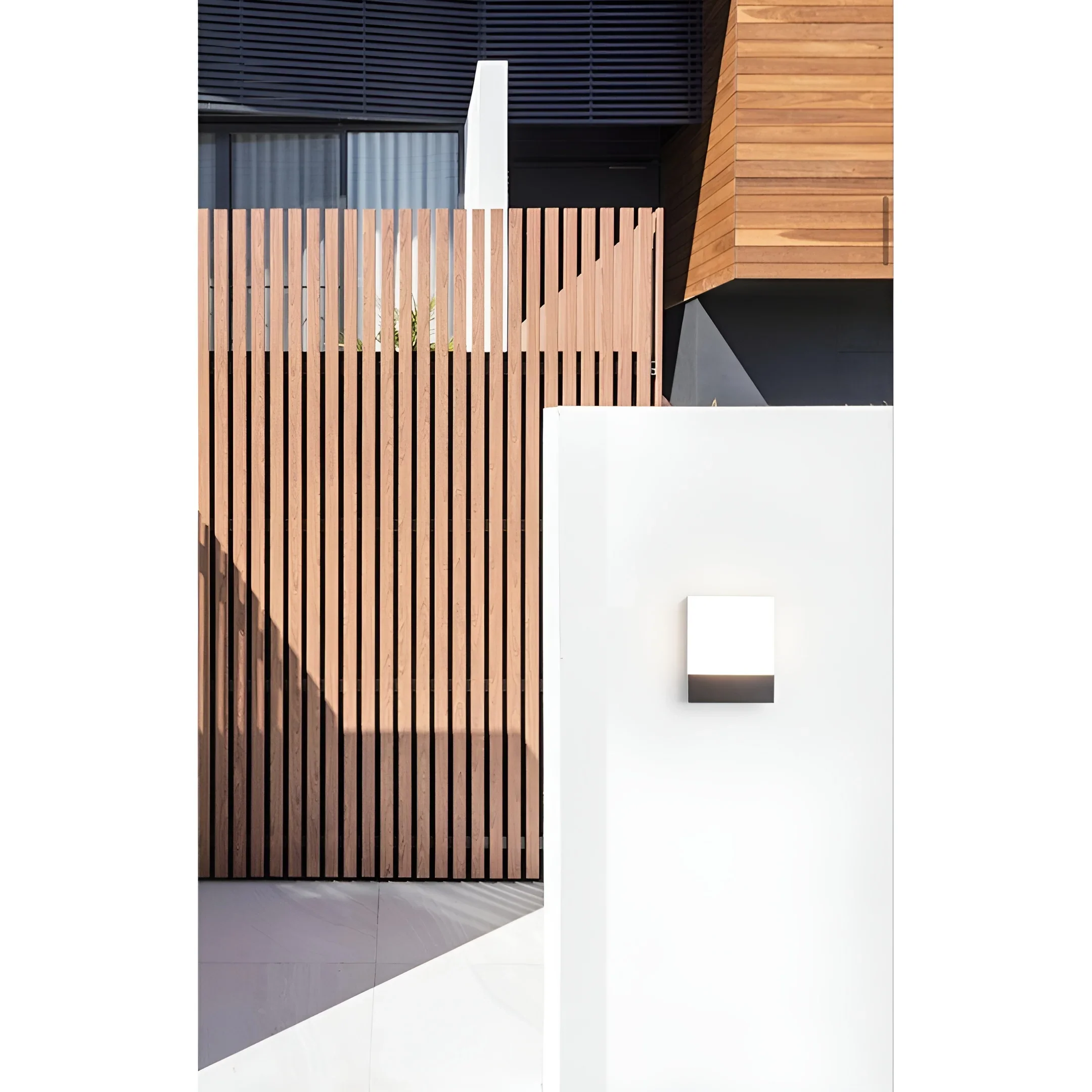 Sleek LED Wall Light for Modern Outdoor Spaces - Waterproof Aluminum Fixture