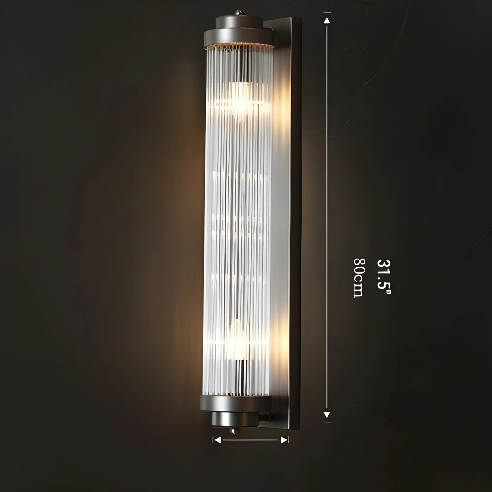 Luxury Crystal Wall Lamp in Nordic Style for Living Room, Bedroom