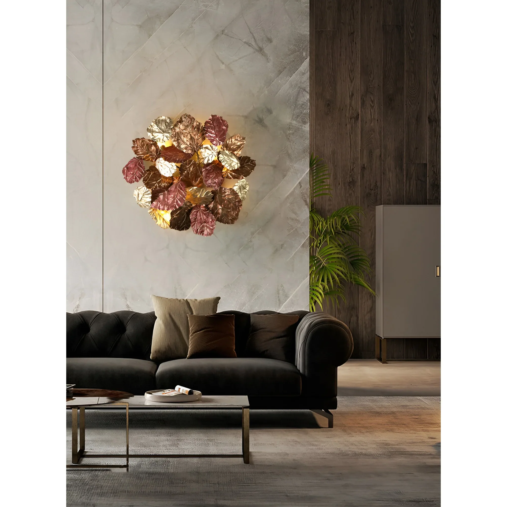 Creative Wall Lamp in the Shape of the Maple Leaves, Living Room