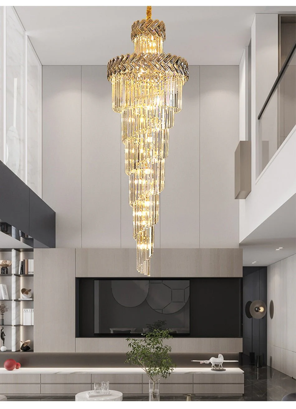 Crystal Cascade Chandelier 39.4