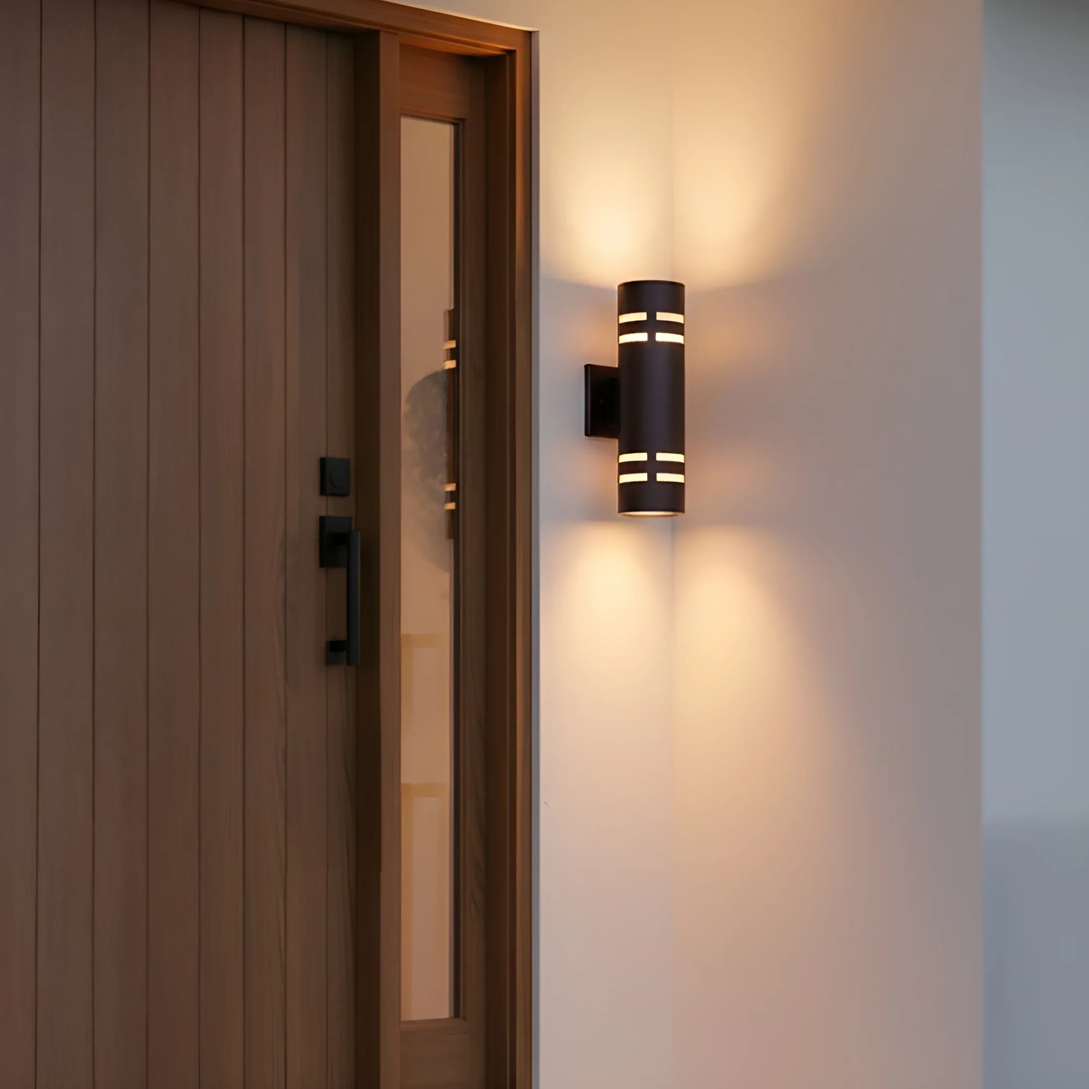 Smart Outdoor Wall Light - Auto Sensor Dual-Beam Fixture