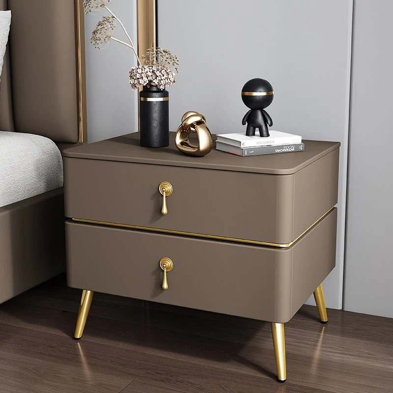 Modern Italian Bedside Table Made of Solid Wood