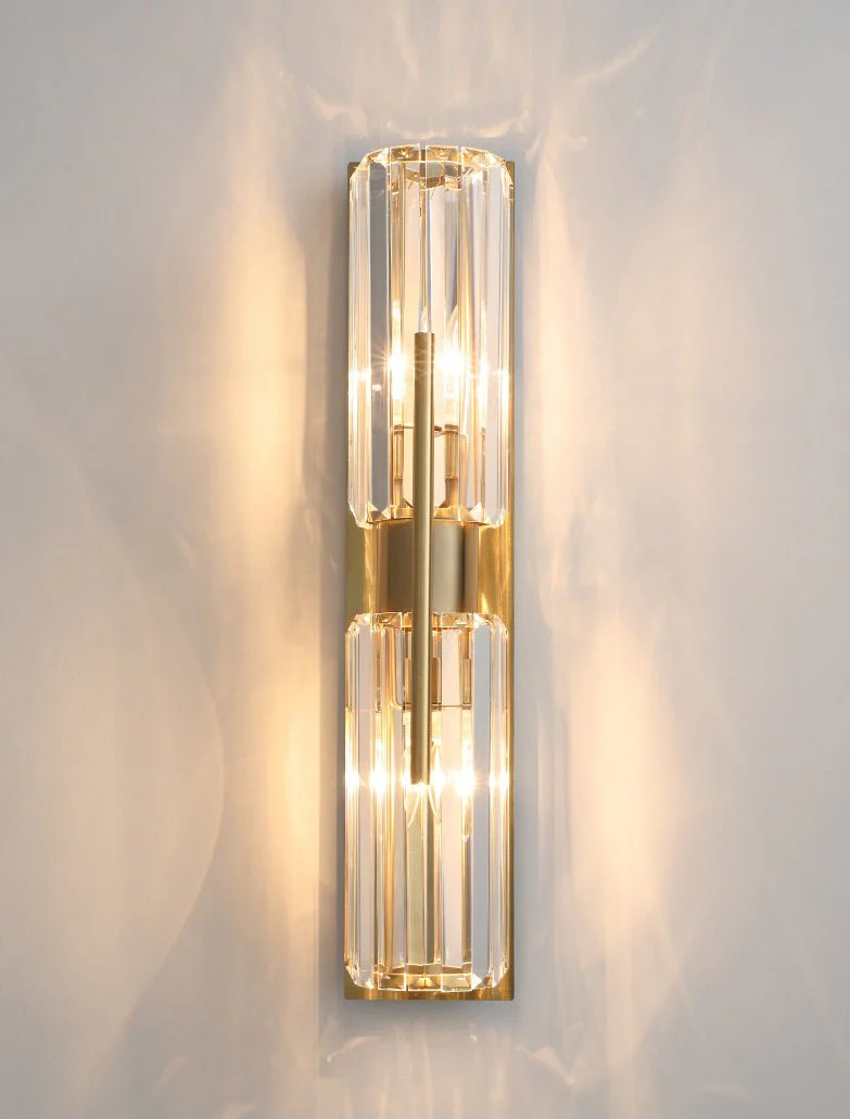 Luxury Crystal Wall Lamp in Chinese Style for Living Room, Bedroom