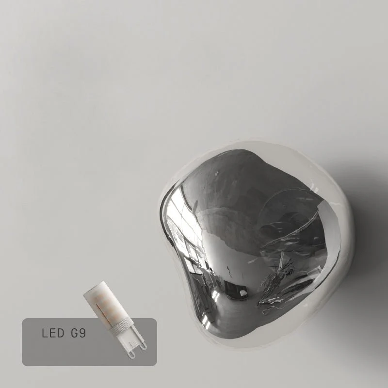 Creative Glass Wall Lamp in Ultramodern Style, Living Room, Bedroom