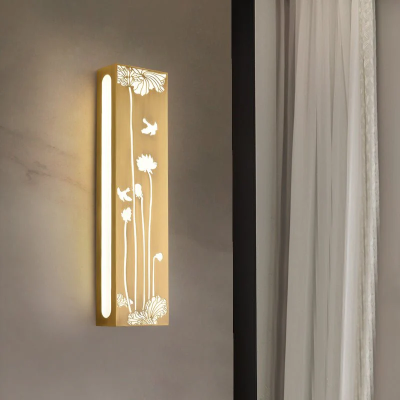 Modern Wall Lamp in New Chinese Style for Living Room, Bedroom