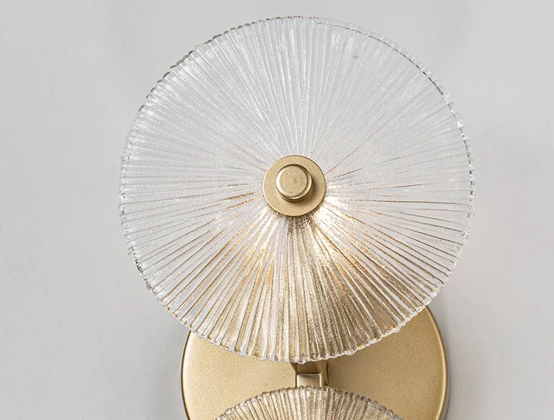 Modern Crystal Wall Lamp Circle Shaped for Living Room, Bedroom