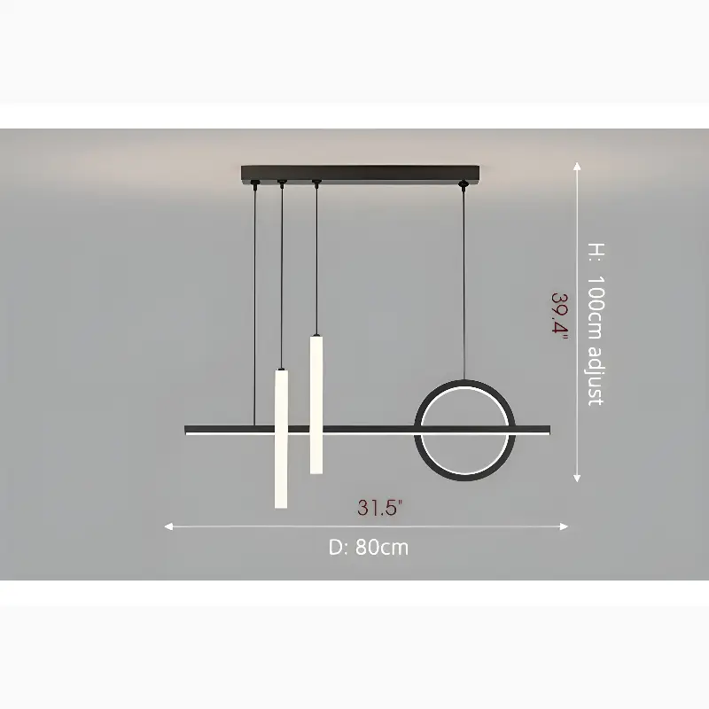 Epalinges | Luxury Geometric Pendant Light in a Nordic Style