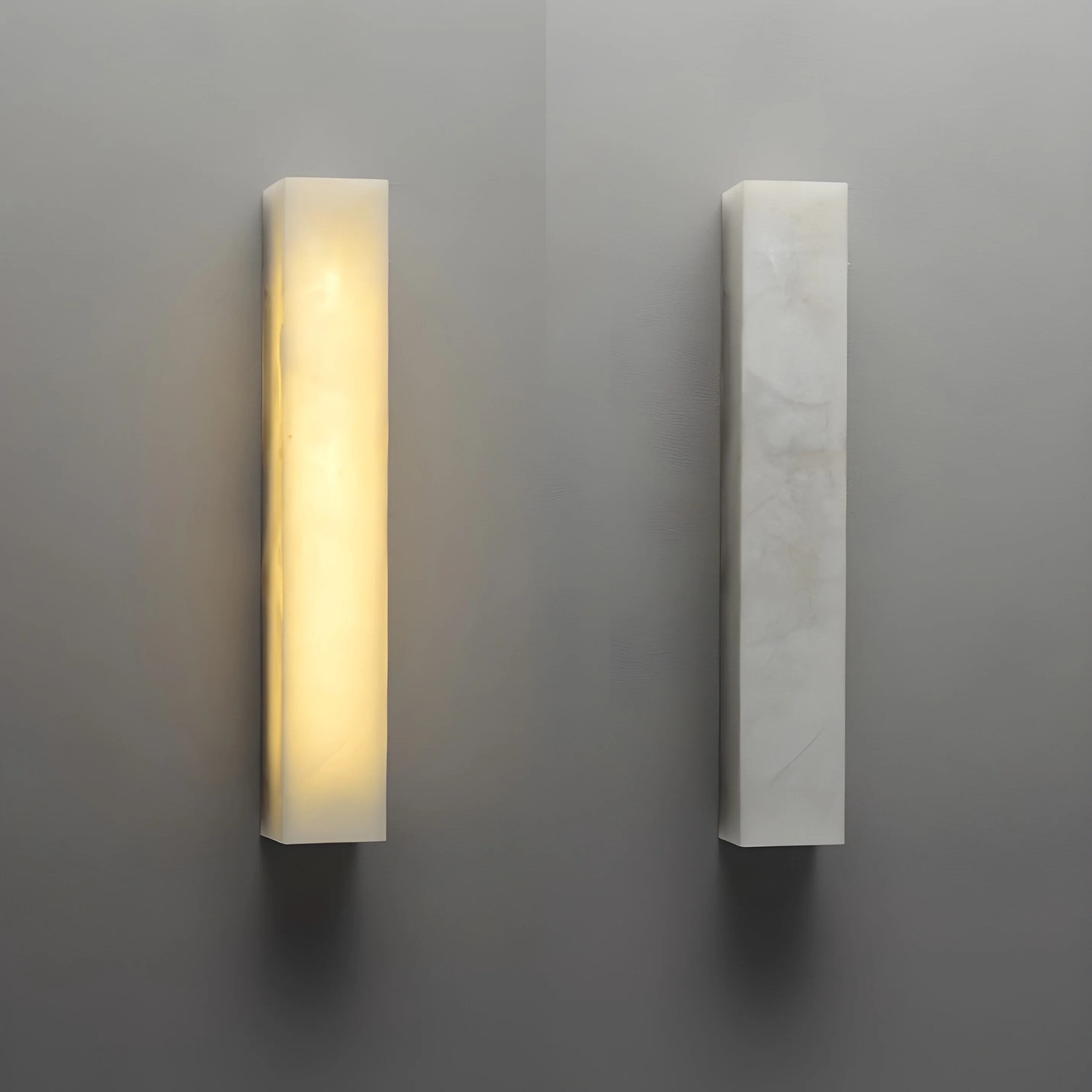 Modern Marble Wall Lamp in Minimalistic Style for Living Room, Bedroom