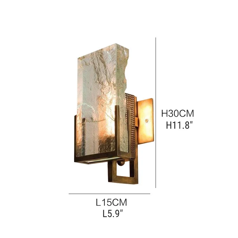 Modern Wall Lamp in the Shape of Ice Piece for Living Room, Bedroom