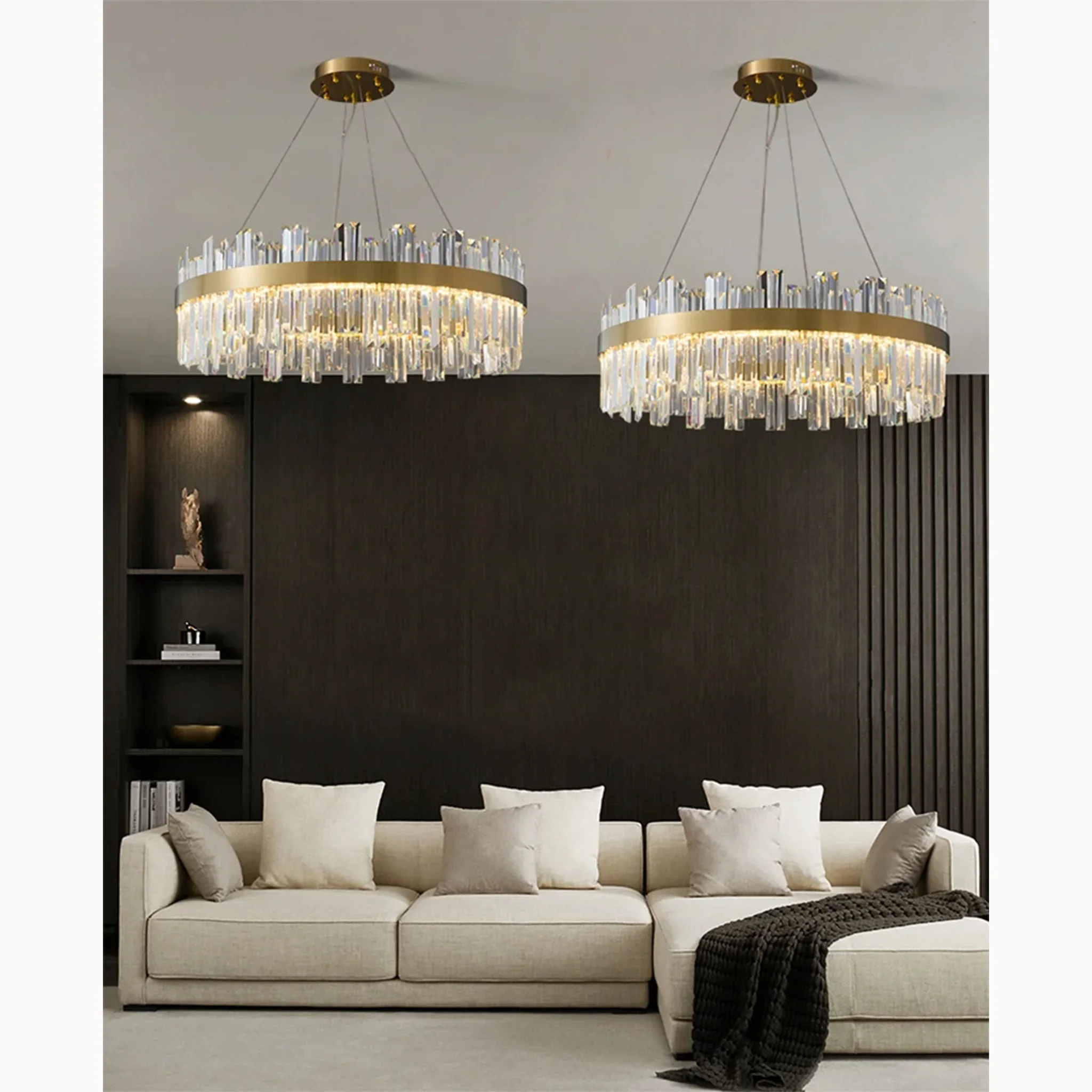 Sursee | Swanky Glass Drum Ceiling Chandelier