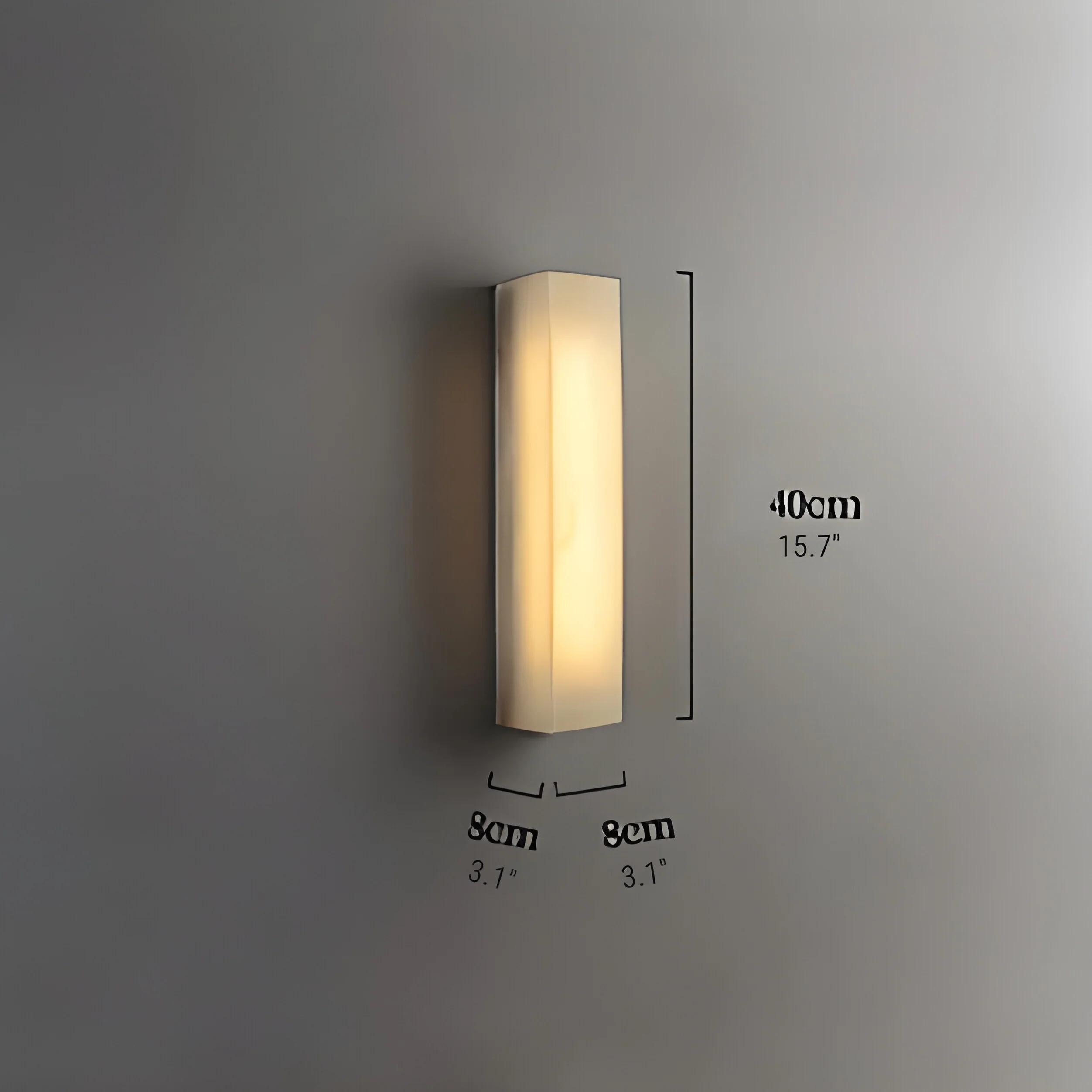 Modern Marble Wall Lamp in Minimalistic Style for Living Room, Bedroom