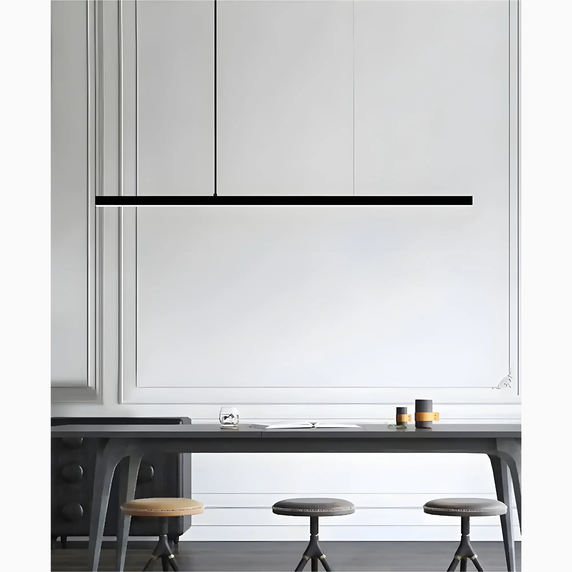 Romont | Simple Stylish Minimalistic Black Chandelier