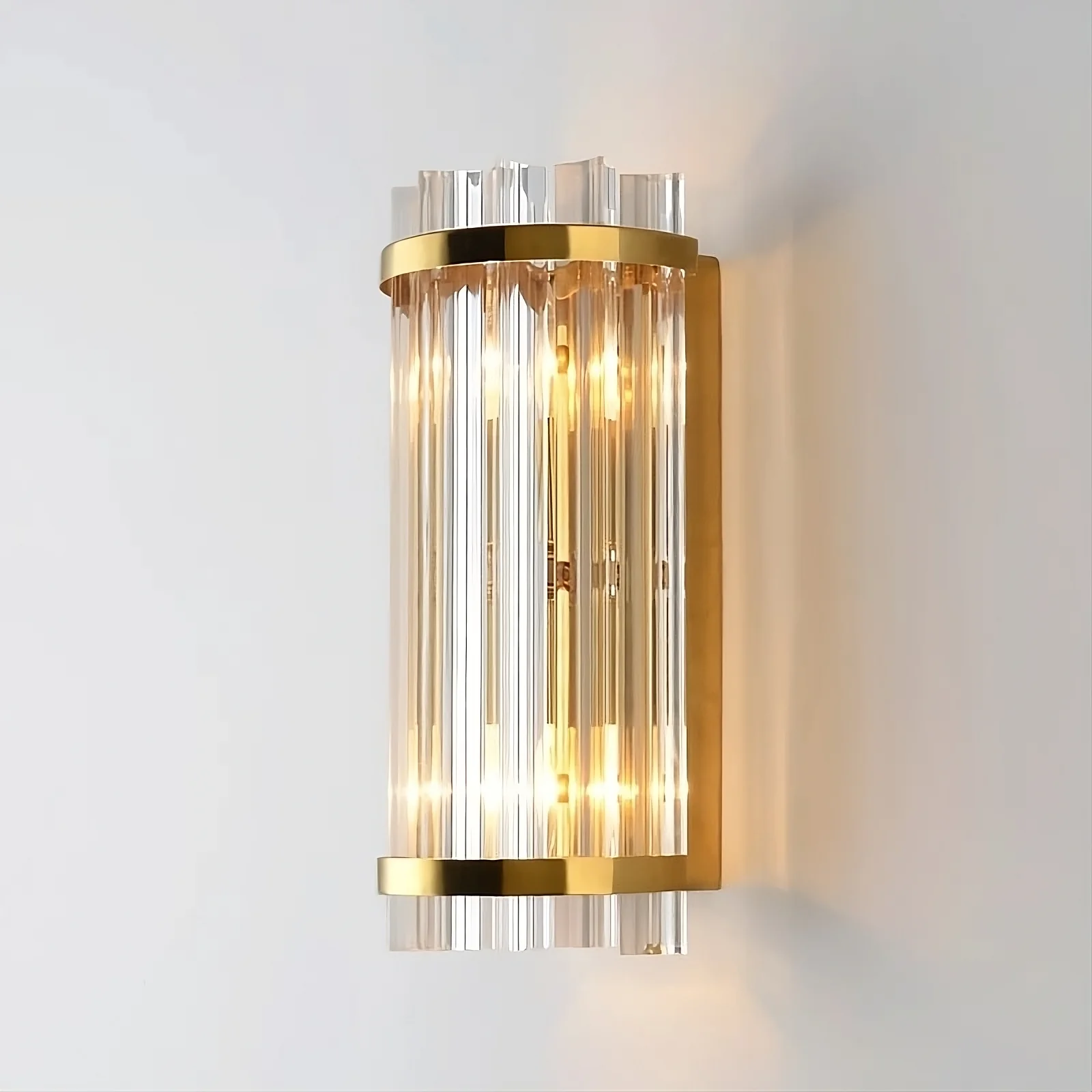 Luxury Crystal Wall Lamp in Nordic Style for Living Room, Bedroom