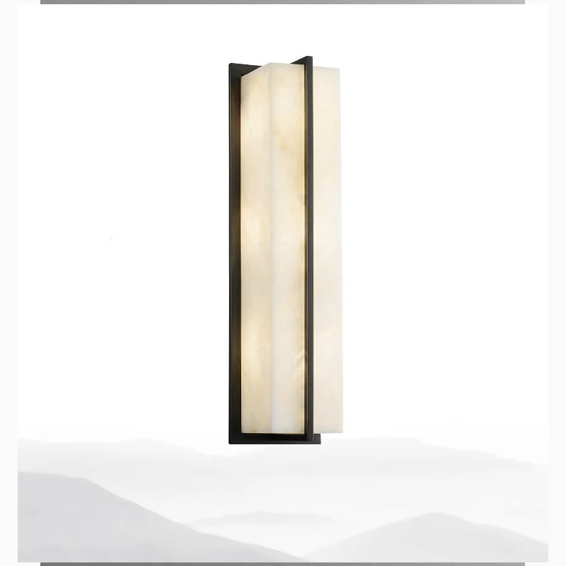 Modern Marble Wall Lamp in Minimalistic Style for Courtyard, Outdoor
