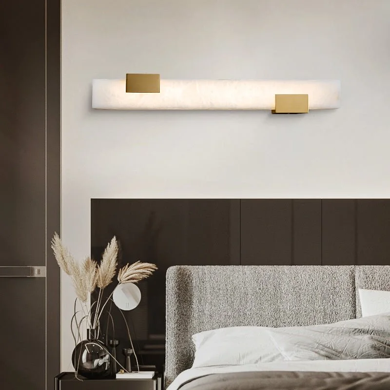 Luxury Marble Wall Lamp in the Futuristic Style, Living Room, Bedroom