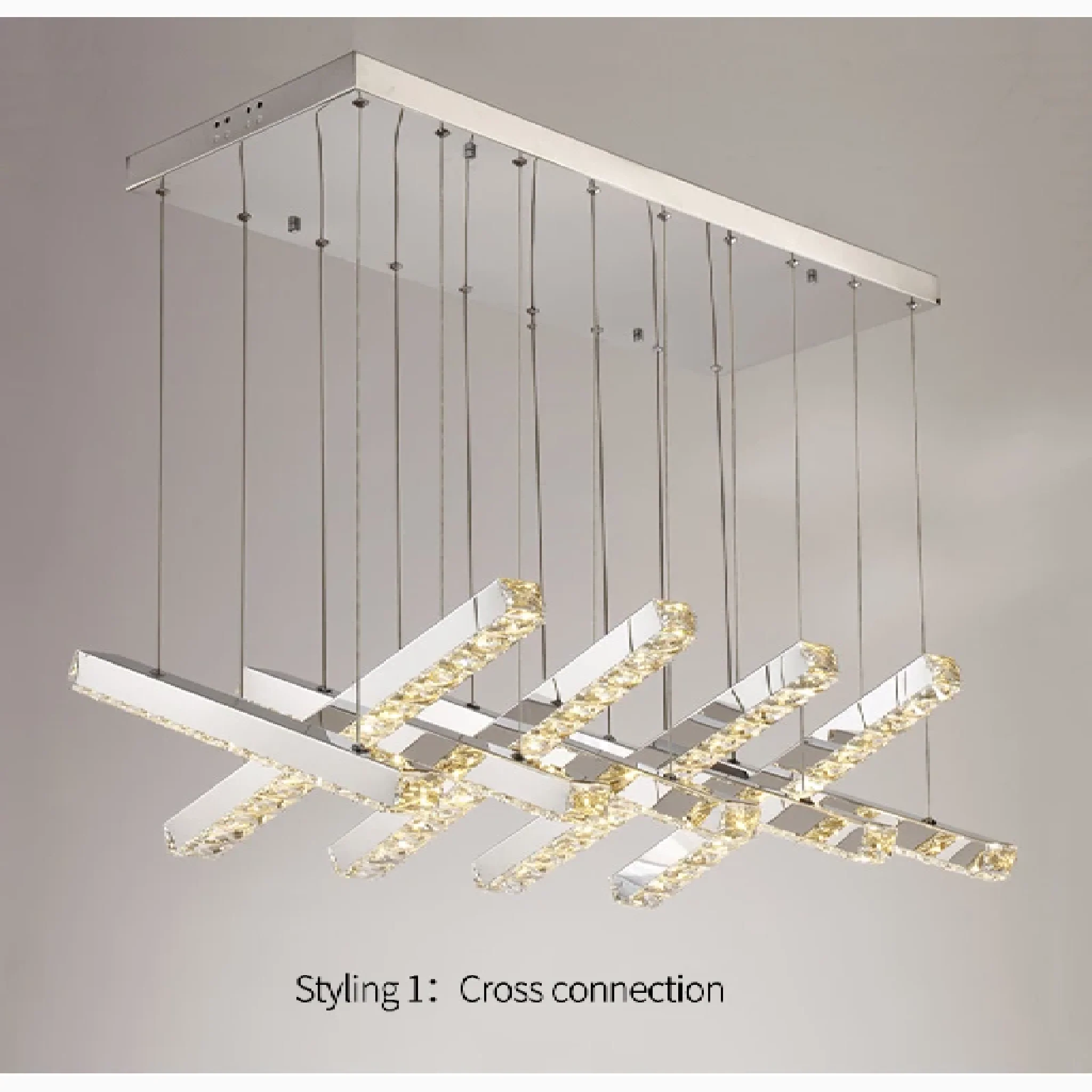 Stainless Steel Pendant Chandelier for Modern Space