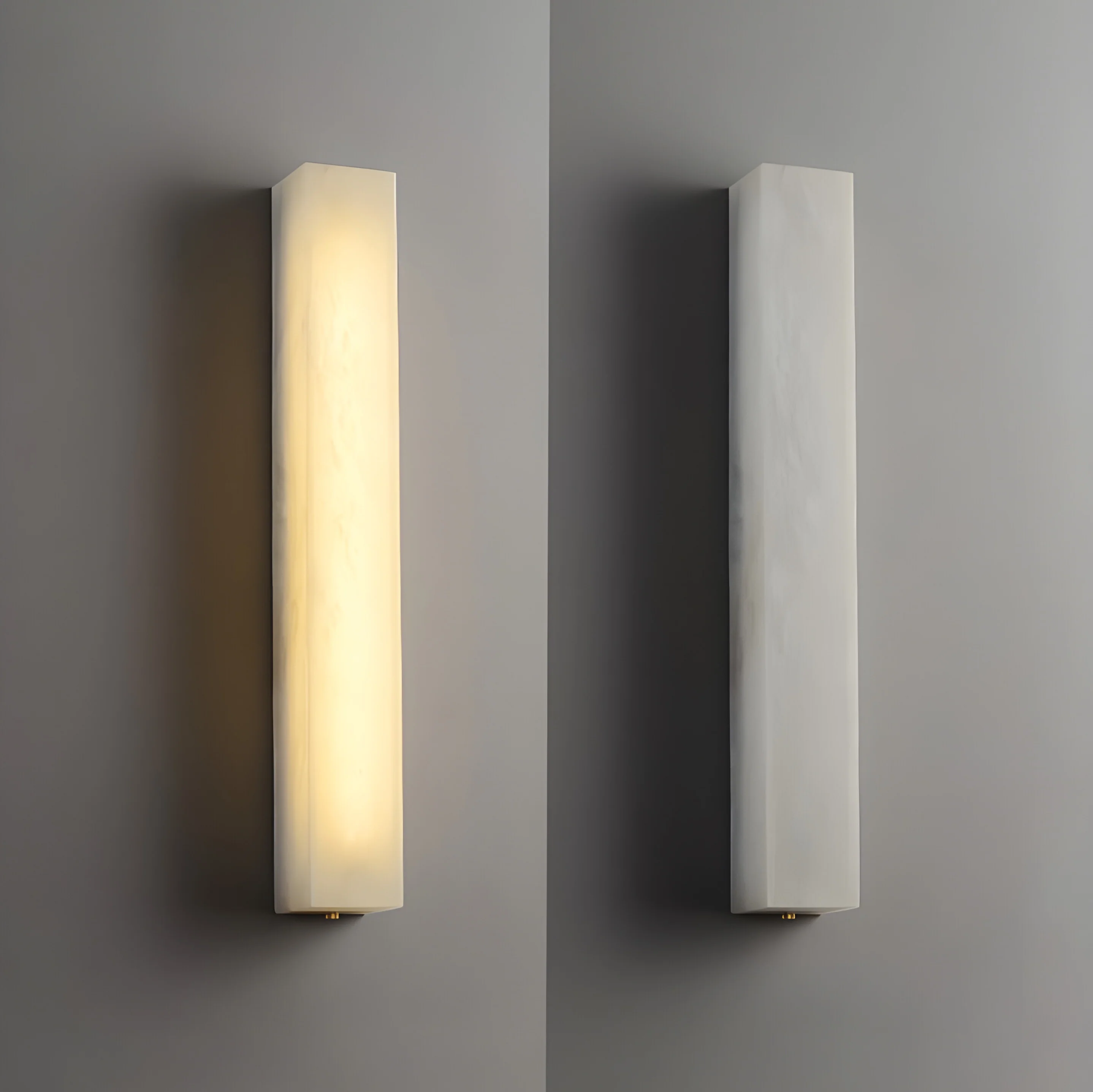 Modern Marble Wall Lamp in Minimalistic Style for Living Room, Bedroom