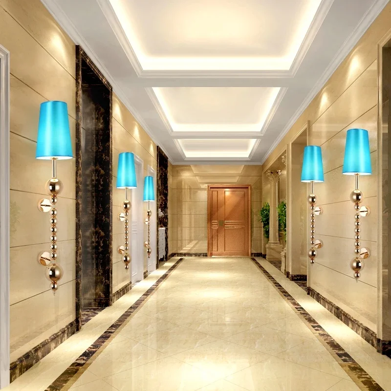 Japan Style Vertical Wall Sconce for Living Room