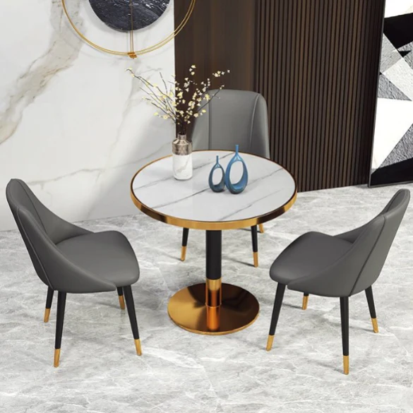 Nordic Iron Desk Stool Dining Chair