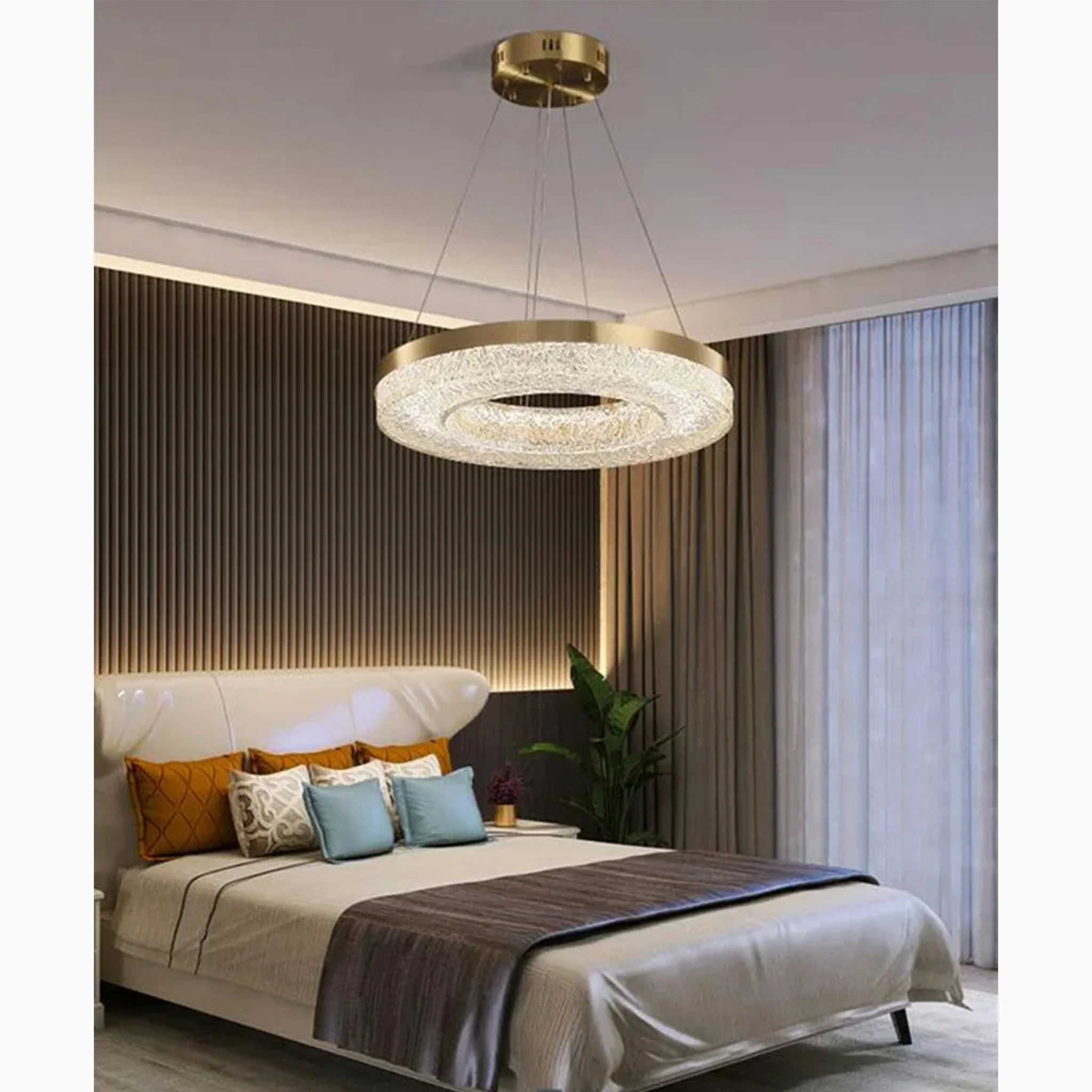 Selzach | Elegant Drum LED Ceiling Chandelier