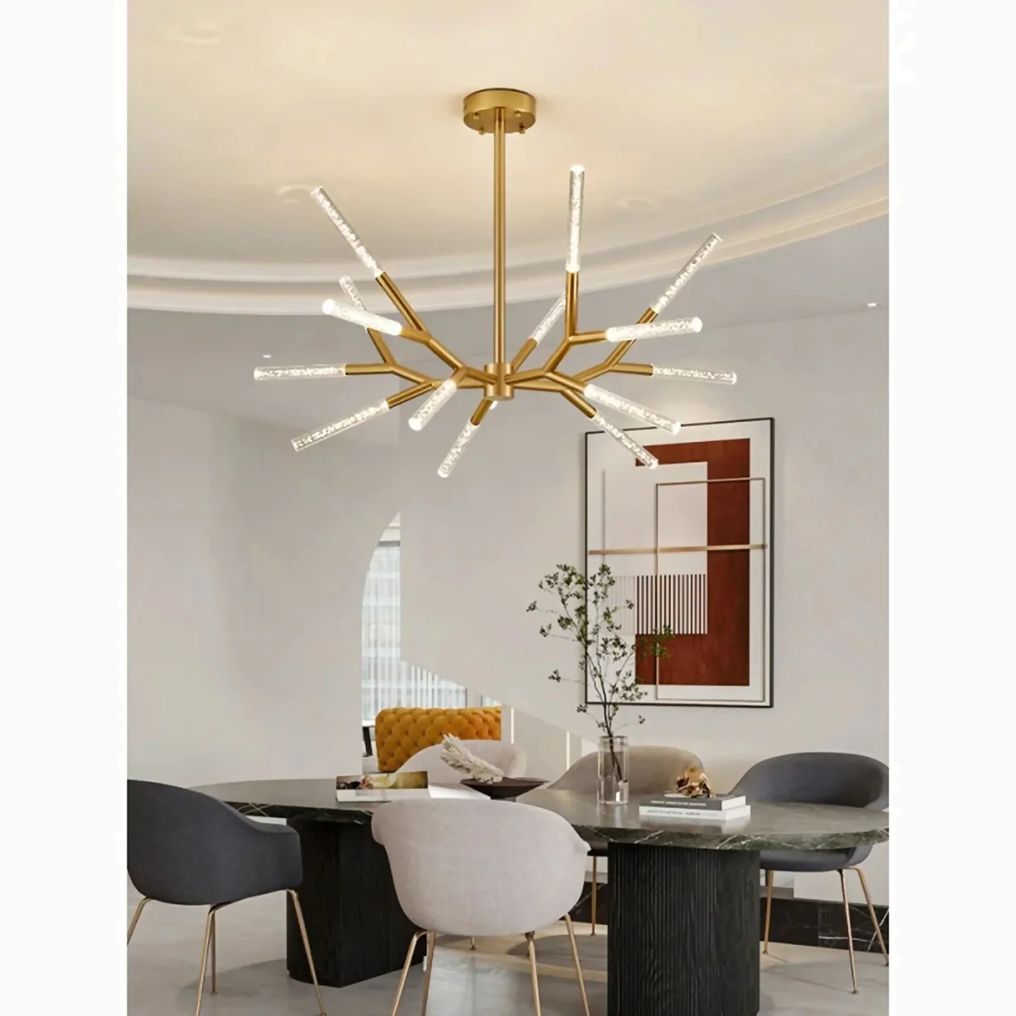 Aliano | Creative Tree Branches Design Bubble Crystal Chandelier