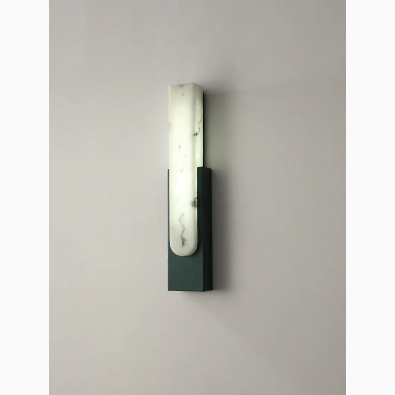 Nyon | Marble Rectangular Wall Lamp for Living Room